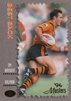 1994 Dynamic NSW Rugby League '94 Masters #3 Tim Brasher Front